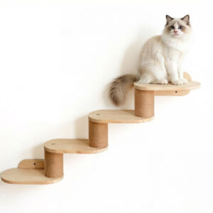 Wall Cat Step Ladder Plywood 111×18×48cm