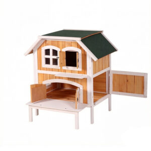 Waterproof Cat House Wood 22.8×30.7×35.4 In