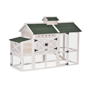 Waterproof Large Wooden Chicken Coop with Run & Nesting Boxes