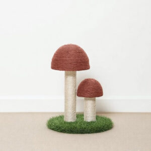 Mushroom Cat Scratcher Sisal 30×30×38cm